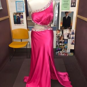 Pink prom/ pageant dress. Size 8